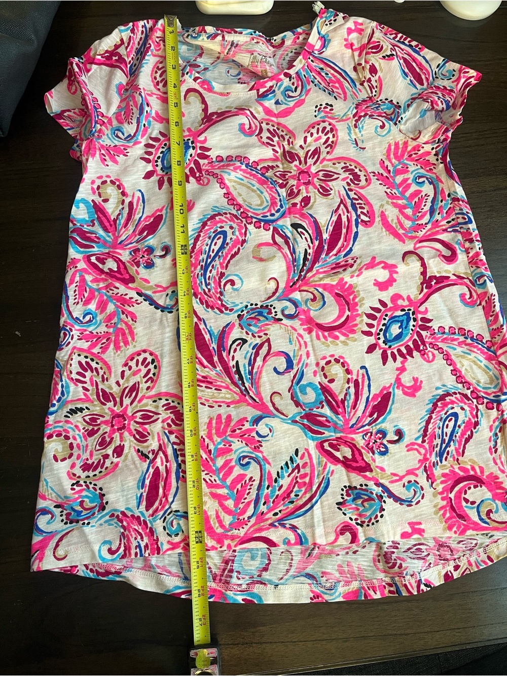 NWT Lilly Pulitzer Coconut Flitting About Shirt, S - Picture 5 of 5